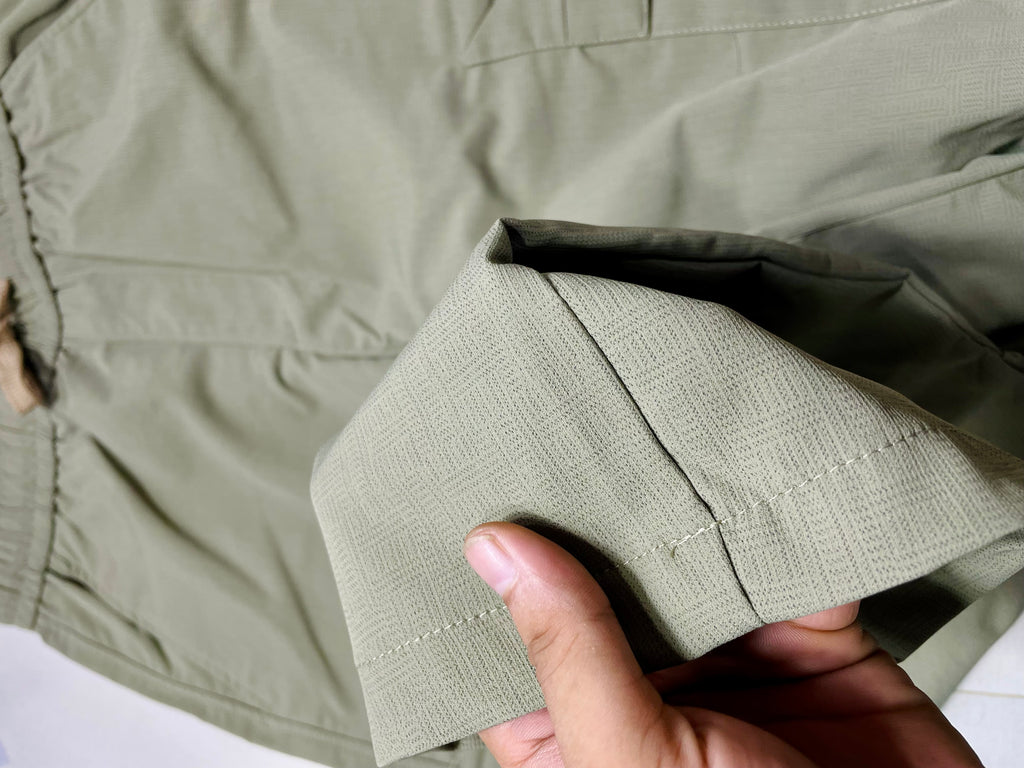 Premium Olive Wide Leg Zip Pocket Cargo Pants for Men | Relaxed Fit Utility Trousers