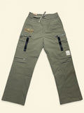 Men’s Premium Wide Leg Cargo Jogger Pant | Elastic Waist Multi-Pocket Casual Trousers