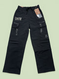 Men’s Premium Wide Leg Cargo Jogger Pant | Elastic Waist Multi-Pocket Casual Trousers