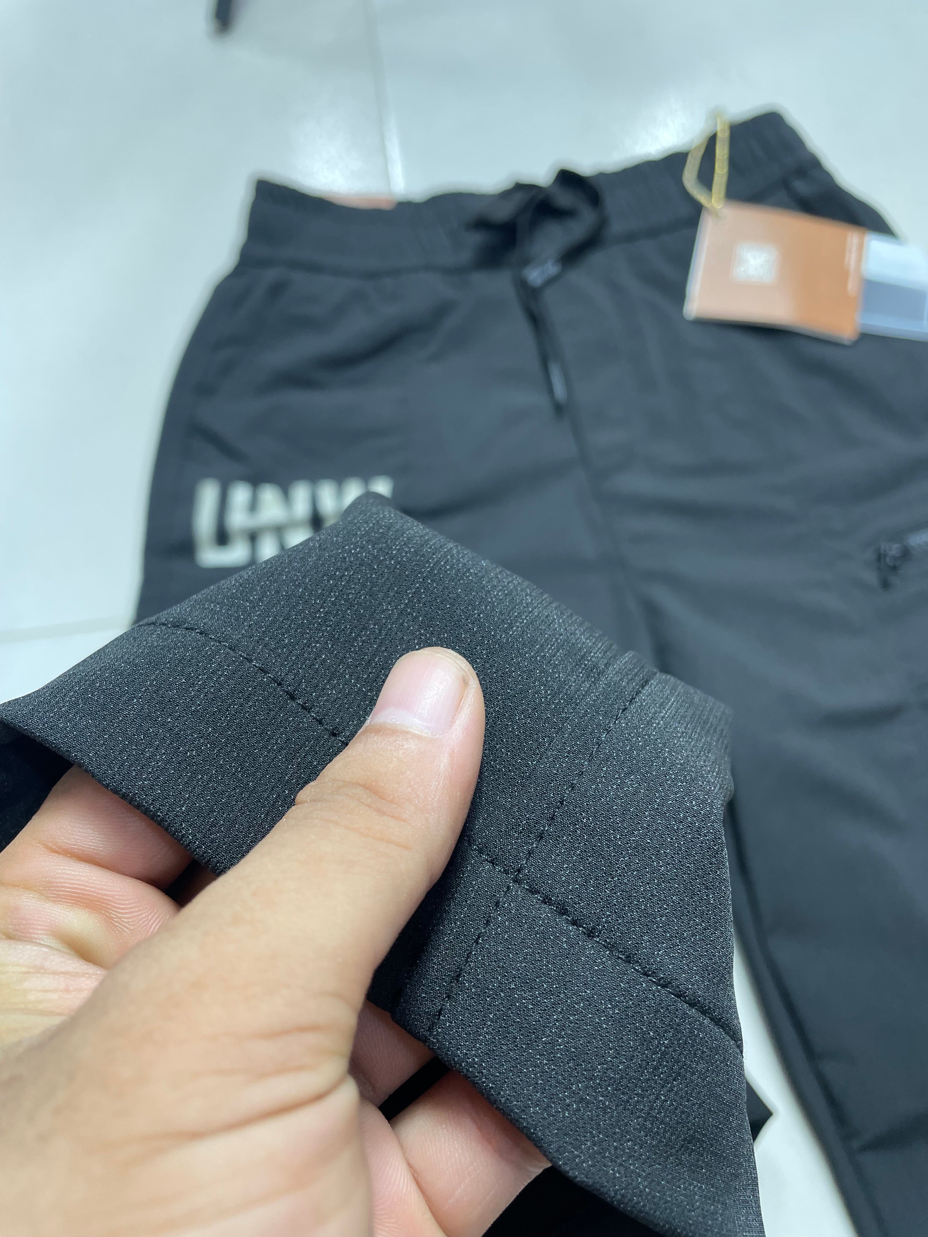 Men’s Premium Wide Leg Cargo Jogger Pant | Elastic Waist Multi-Pocket Casual Trousers